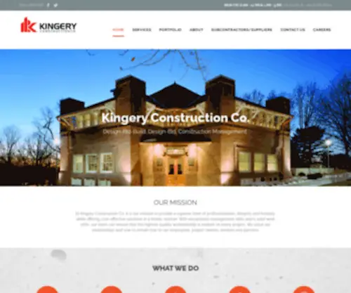 Kccobuilders.com(Kingery Construction Co) Screenshot