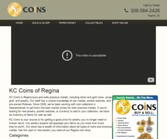 Kccoins.ca(We buy precious metals) Screenshot