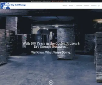 Kccoldstorage.com(KC Cooler) Screenshot