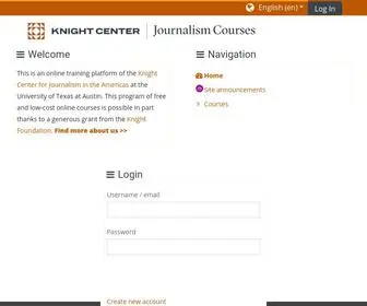 Kccourses.org(Journalism Courses) Screenshot