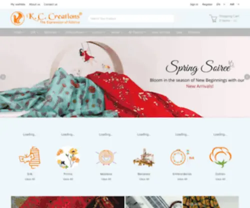 KCcreations.com(K.C Creations) Screenshot