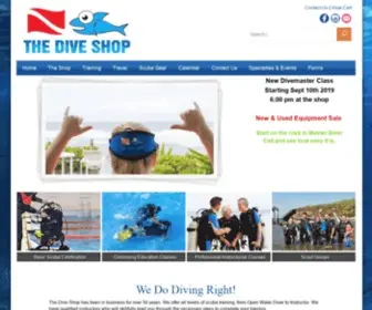 KCDiveshop.com(The Dive Shop) Screenshot