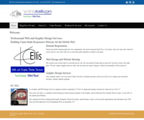 Kcellis.com(KC Ellis Design) Screenshot