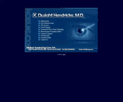 Kceye.com(Medical Surgical Eye Care PA) Screenshot