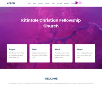 KCFCH.org(Kitintale Christian Fellowship Church) Screenshot