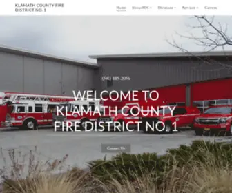 KCFD1.com(Klamath County Fire District 1) Screenshot