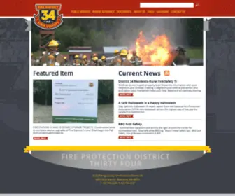 KCFD34.org(Fire District 34) Screenshot