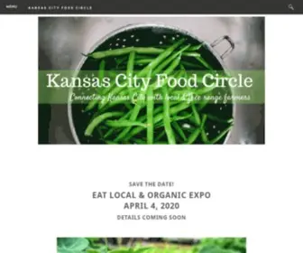 Kcfoodcircle.org(Eat Local) Screenshot