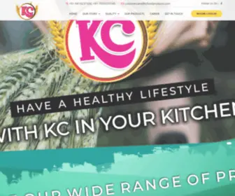 Kcfoodproducts.com(KC Wheat Products) Screenshot