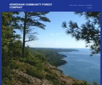 Kcforest.org(Keweenaw Community Forest Company) Screenshot