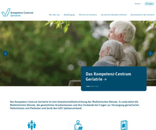 Kcgeriatrie.de(Medizinischer Dienst) Screenshot