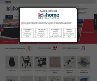 Kchomemed.com(Kansas City Home Medical Supply) Screenshot