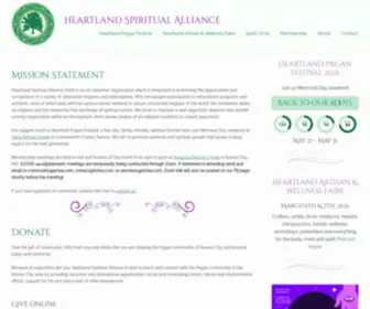 KChsa.com(Heartland Spiritual Alliance) Screenshot