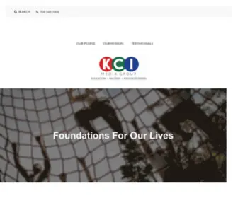 Kci-Mediagroup.com(Foundations For Our Lives) Screenshot