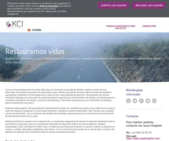 Kci-Medical.es(Inicio) Screenshot