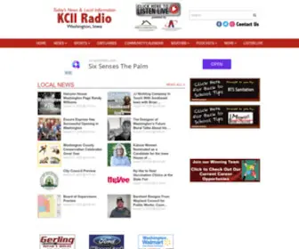 Kciiradio.com(Today’s Front Page) Screenshot