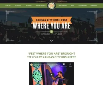 Kcirishfest.com(Kansas City Irish Fest) Screenshot