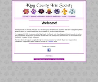 Kcis.org(King County Iris Society) Screenshot