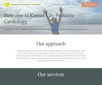 Kckidheart.com(Kansas City Pediatric Cardiology) Screenshot