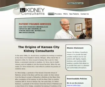 Kckidney.com(Kansas City Kidney Consultants) Screenshot