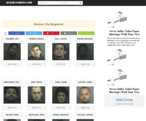 KCkmugshots.com(Kansas City Mugshots) Screenshot