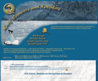 KCK.org(Knik Canoers and Kayakers) Screenshot