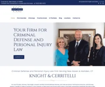 Kclawyers.net(Knight & Cerritelli proudly) Screenshot