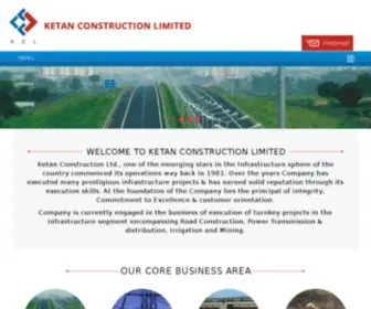 Kclindia.com(Civil Infrastructure Company) Screenshot