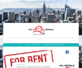 KClrentals.co.za(KCL rentals has 14 years experience in commercial and residential rentals) Screenshot