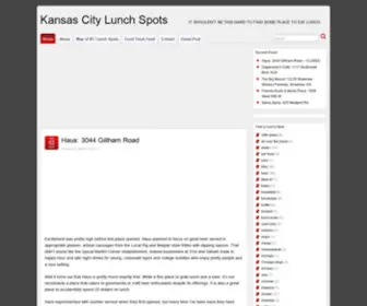 Kclunchspots.com(It shouldn't be this hard to find some place to eat lunch) Screenshot