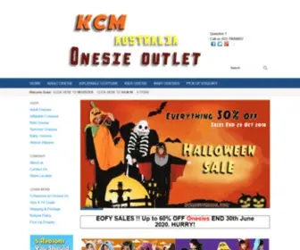 Kcmaustralia.com(Kcm australia onesie) Screenshot