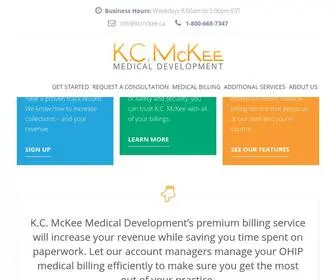 KCMckee.ca(OHIP Medical Billing Services) Screenshot