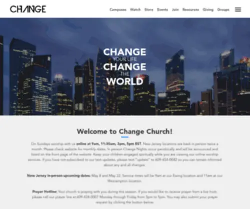 KCNJ.org(Change Church) Screenshot