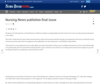 Kcnursingnews.com(The kansas city nursing news) Screenshot