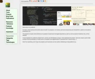 Kcode.de(Projects, resources, information) Screenshot