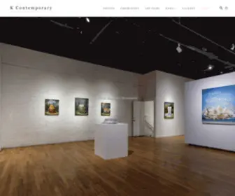 Kcontemporaryart.com(K Contemporary) Screenshot