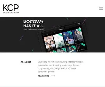 KCPglob.com(Korea Content Platform) Screenshot