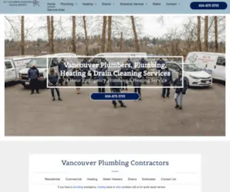 KCplumb.ca(Vancouver's favorite plumbing & heating contractrors) Screenshot