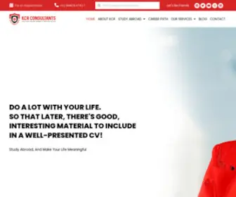 KCrconsultants.com(The Most Premium Study Abroad Consultants in India) Screenshot