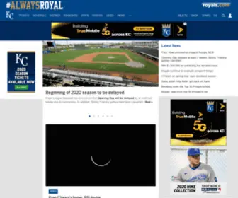 Kcroyals.com(Official Kansas City Royals Website) Screenshot