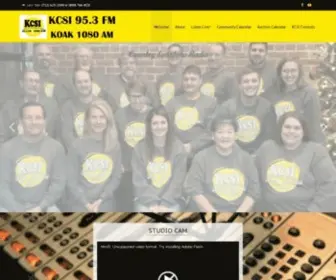 Kcsifm.com(Red Oak Iowa Radio Station) Screenshot