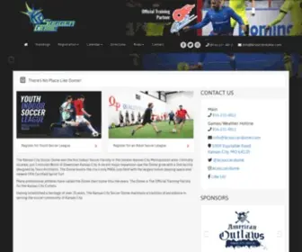 Kcsoccerdome.com(KC Soccer Dome) Screenshot