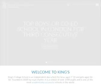 KCS.org.uk(King's college school) Screenshot