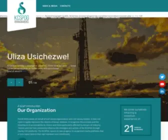 KCspog.org(The Kenya Civil Society Platform for Oil & Gas) Screenshot