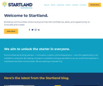 KCstartupfoundation.org(Startland is a community) Screenshot