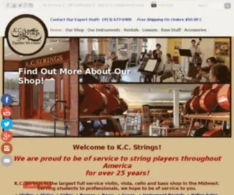 KCStrings.com(String Instrument Sales) Screenshot