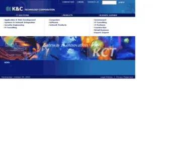 KCT.com(K&C Technology Corporation) Screenshot