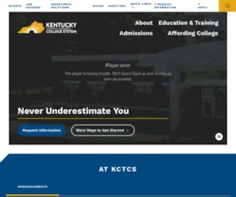 KCTCS.edu(Home) Screenshot