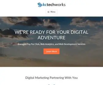 Kctechworks.com(Creative Online Marketing Agency Focused on Internet) Screenshot