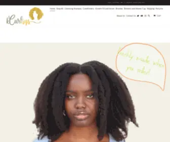 Kcurlsys.com(Natural Hair Care) Screenshot